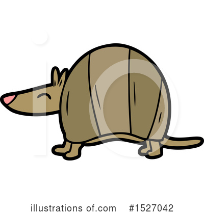 Royalty-Free (RF) Armadillo Clipart Illustration by lineartestpilot - Stock Sample #1527042