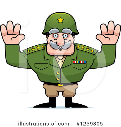 Army General Clipart #1259805 by Cory Thoman