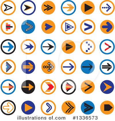 Arrows Clipart #1336573 by ColorMagic