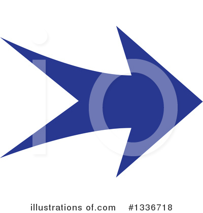 Royalty-Free (RF) Arrow Clipart Illustration by ColorMagic - Stock Sample #1336718