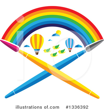 Air Balloon Clipart #1336392 by ColorMagic