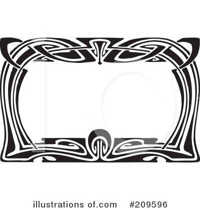 Royalty-Free (RF) Art Deco Clipart Illustration by BestVector - Stock Sample #209596
