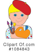 Artist Clipart #1084843 by Maria Bell