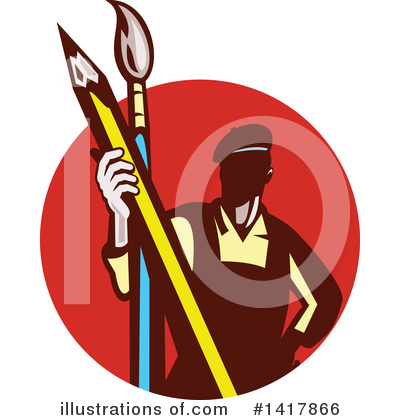 Royalty-Free (RF) Artist Clipart Illustration by patrimonio - Stock Sample #1417866