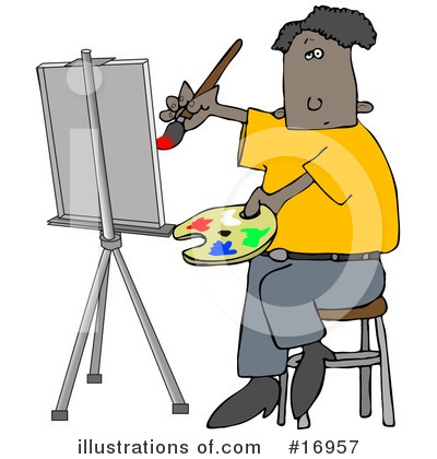 Painting Clipart #16957 by djart