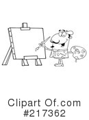 Artist Clipart #217362 by Hit Toon