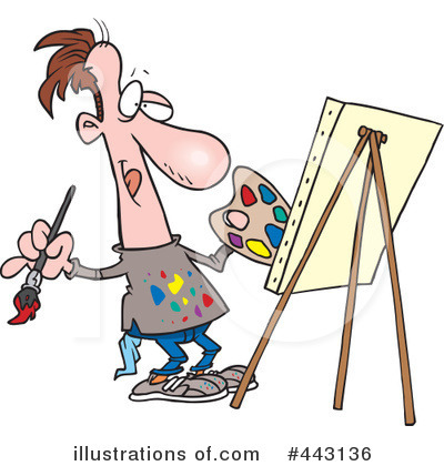 Painter Clipart #443136 by toonaday