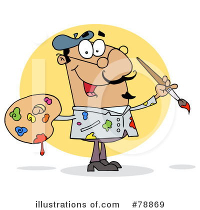 Painter Clipart #78869 by Hit Toon
