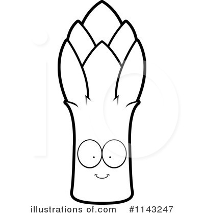 Royalty-Free (RF) Asparagus Clipart Illustration by Cory Thoman - Stock Sample #1143247