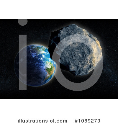 Royalty-Free (RF) Asteroid Clipart Illustration by Mopic - Stock Sample #1069279