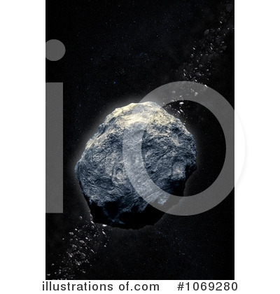 Royalty-Free (RF) Asteroid Clipart Illustration by Mopic - Stock Sample #1069280