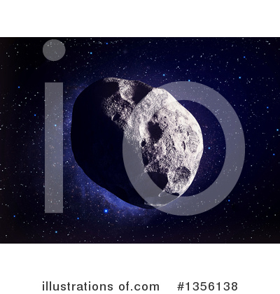 Royalty-Free (RF) Asteroid Clipart Illustration by Mopic - Stock Sample #1356138