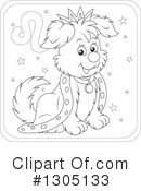 Astrological Dog Clipart #1305133 by Alex Bannykh