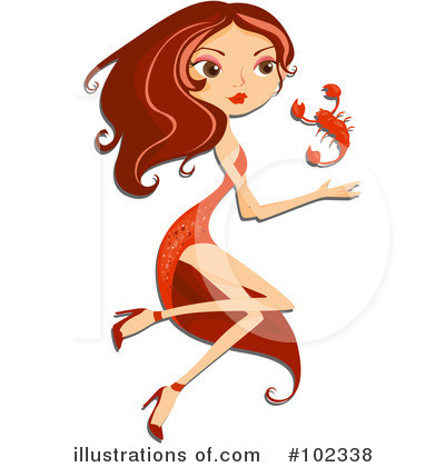 Horoscope Woman Clipart #102338 by BNP Design Studio