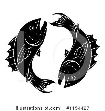 Pisces Clipart #1154427 by AtStockIllustration