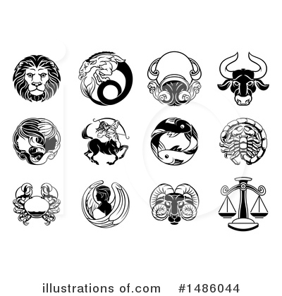 Royalty-Free (RF) Astrology Clipart Illustration by AtStockIllustration - Stock Sample #1486044