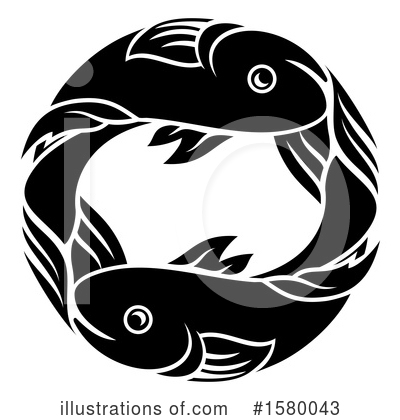 Pisces Clipart #1580043 by AtStockIllustration