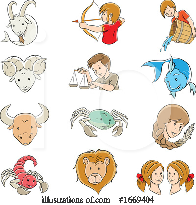 Royalty-Free (RF) Astrology Clipart Illustration by cidepix - Stock Sample #1669404