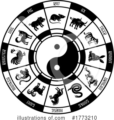 Chinese Zodiac Clipart #1773210 by AtStockIllustration