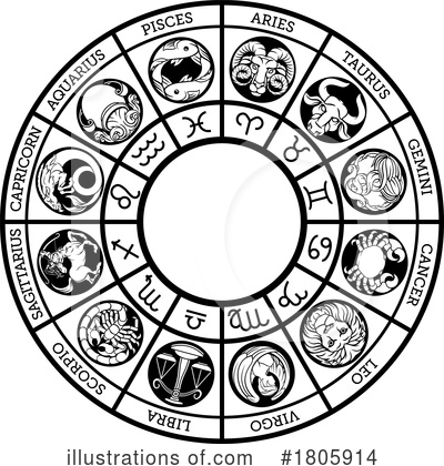 Horoscop Clipart #1805914 by AtStockIllustration