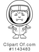 Astronaut Clipart #1143483 by Cory Thoman