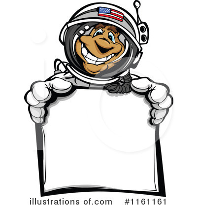 Royalty-Free (RF) Astronaut Clipart Illustration by Chromaco - Stock Sample #1161161