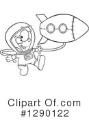 Astronaut Clipart #1290122 by toonaday