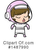 Astronaut Clipart #1487990 by lineartestpilot