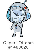 Astronaut Clipart #1488020 by lineartestpilot