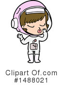 Astronaut Clipart #1488021 by lineartestpilot