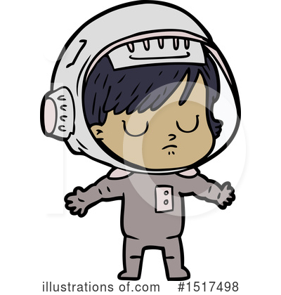Royalty-Free (RF) Astronaut Clipart Illustration by lineartestpilot - Stock Sample #1517498