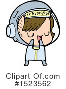 Astronaut Clipart #1523562 by lineartestpilot