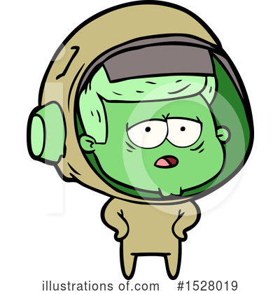 Royalty-Free (RF) Astronaut Clipart Illustration by lineartestpilot - Stock Sample #1528019