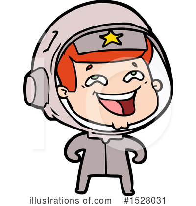 Royalty-Free (RF) Astronaut Clipart Illustration by lineartestpilot - Stock Sample #1528031