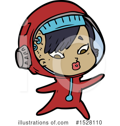 Royalty-Free (RF) Astronaut Clipart Illustration by lineartestpilot - Stock Sample #1528110