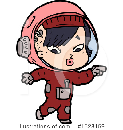 Royalty-Free (RF) Astronaut Clipart Illustration by lineartestpilot - Stock Sample #1528159