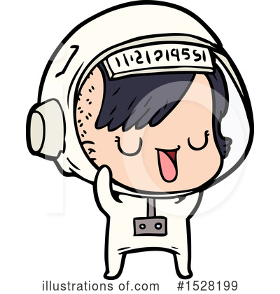 Royalty-Free (RF) Astronaut Clipart Illustration by lineartestpilot - Stock Sample #1528199