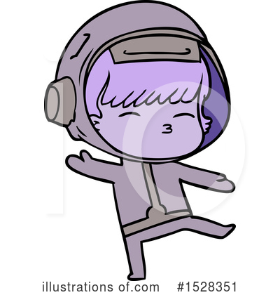 Royalty-Free (RF) Astronaut Clipart Illustration by lineartestpilot - Stock Sample #1528351