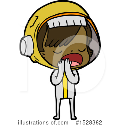 Royalty-Free (RF) Astronaut Clipart Illustration by lineartestpilot - Stock Sample #1528362