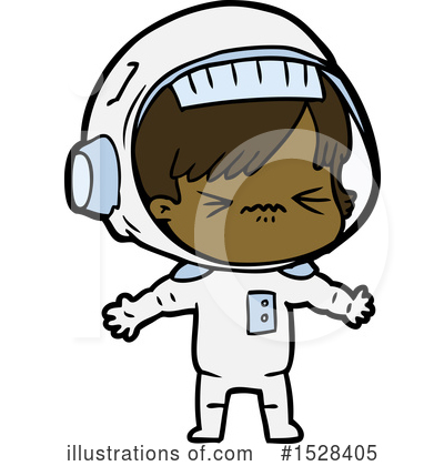 Royalty-Free (RF) Astronaut Clipart Illustration by lineartestpilot - Stock Sample #1528405