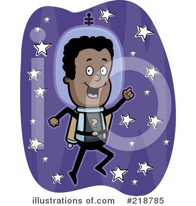 Royalty-Free (RF) Astronaut Clipart Illustration by Cory Thoman - Stock Sample #218785