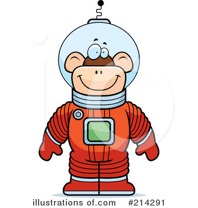 Royalty-Free (RF) Astronauts Clipart Illustration by Cory Thoman - Stock Sample #214291