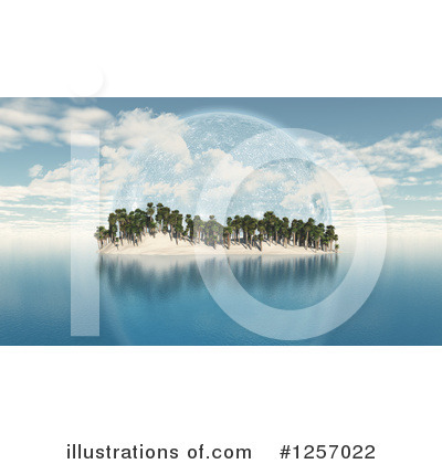Island Clipart #1257022 by KJ Pargeter
