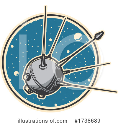 Sputnik Clipart #1738689 by Vector Tradition SM