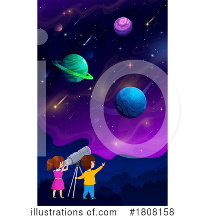 Royalty-Free (RF) Astronomy Clipart Illustration by Vector Tradition SM - Stock Sample #1808158