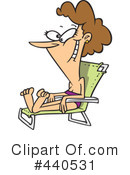 At The Beach Clipart #440531 by toonaday