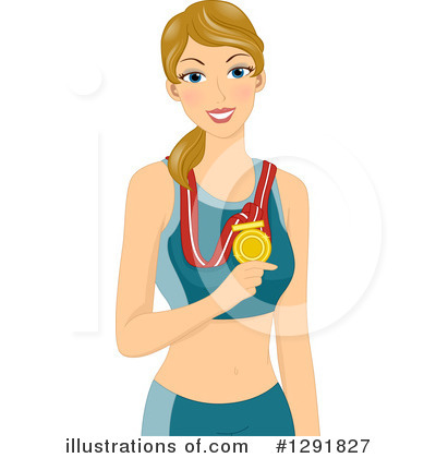 Royalty-Free (RF) Athlete Clipart Illustration by BNP Design Studio - Stock Sample #1291827