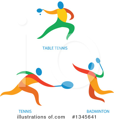Badminton Clipart #1345641 by patrimonio