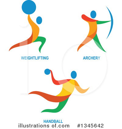 Royalty-Free (RF) Athlete Clipart Illustration by patrimonio - Stock Sample #1345642