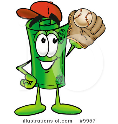 Royalty-Free (RF) Athlete Clipart Illustration by Mascot Junction - Stock Sample #9957